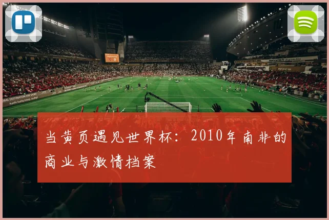 当黄页遇见世界杯：2010年南非的商业与激情档案